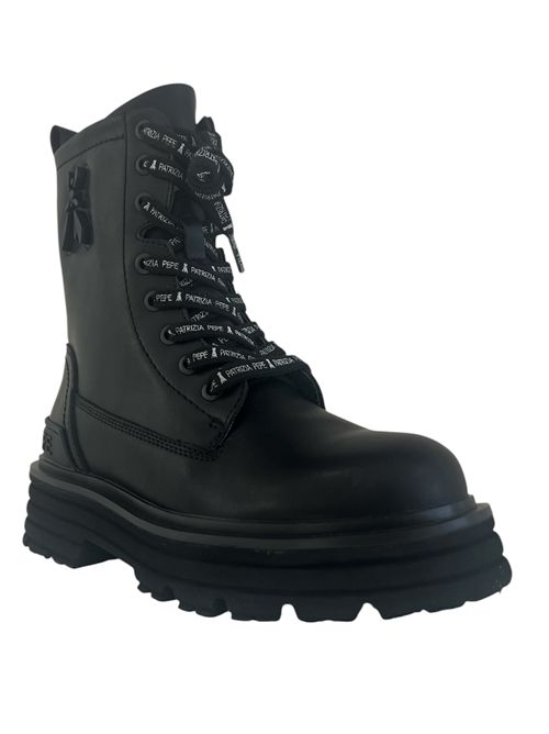 Stivali logo PATRIZIA PEPE | PJ978.01NERO